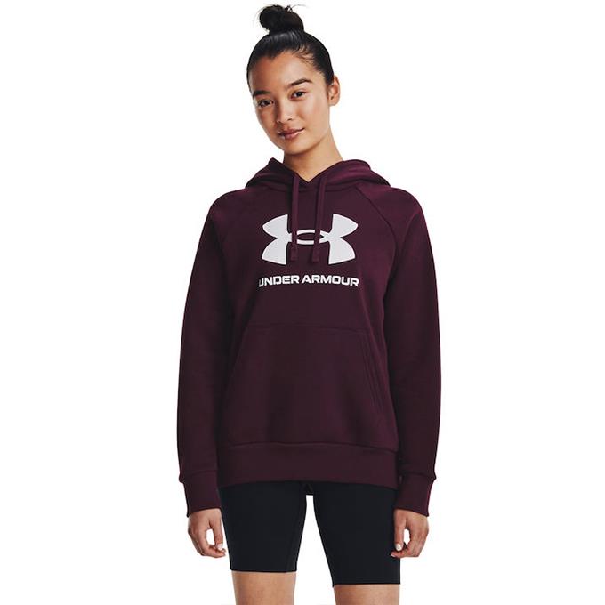 Under Armour Rival Fleece Big Logo Hd Bordo Kadın Sweatshirt
