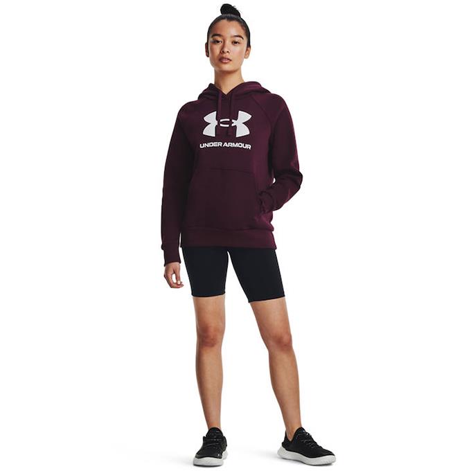 Under Armour Rival Fleece Big Logo Hd Bordo Kadın Sweatshirt