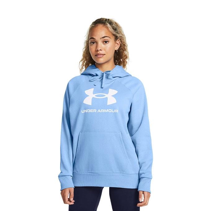 Under Armour Rival Fleece Big Logo Hd Mavi Kadın Sweatshirt