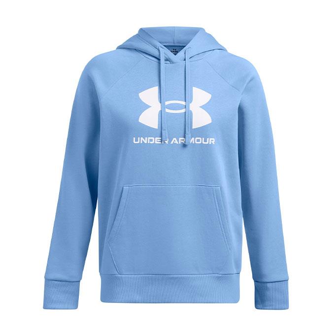 Under Armour Rival Fleece Big Logo Hd Mavi Kadın Sweatshirt