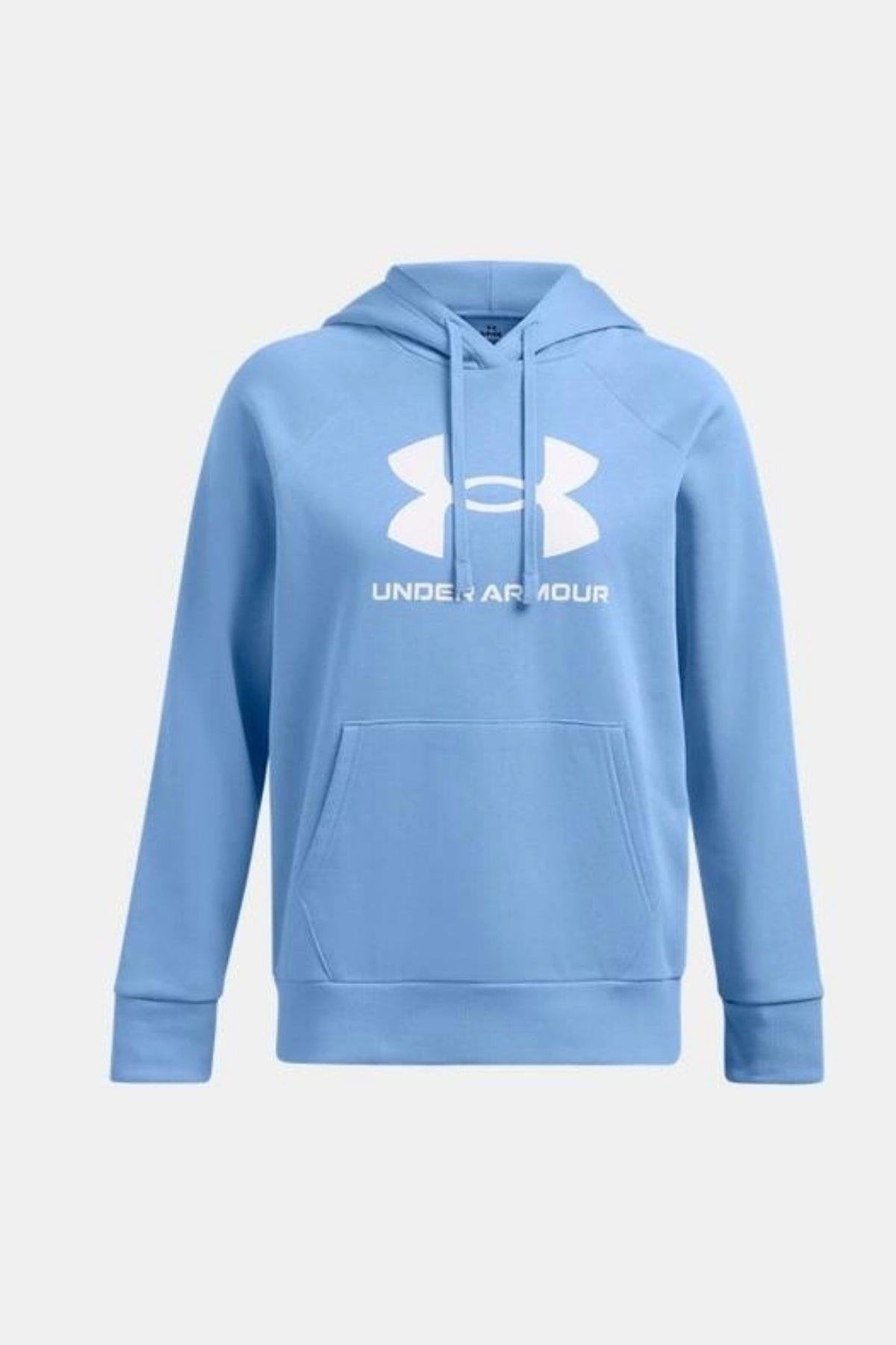 Under Armour Rival Fleece Big Logo Hd Kadın Sweatshirt - Mavi