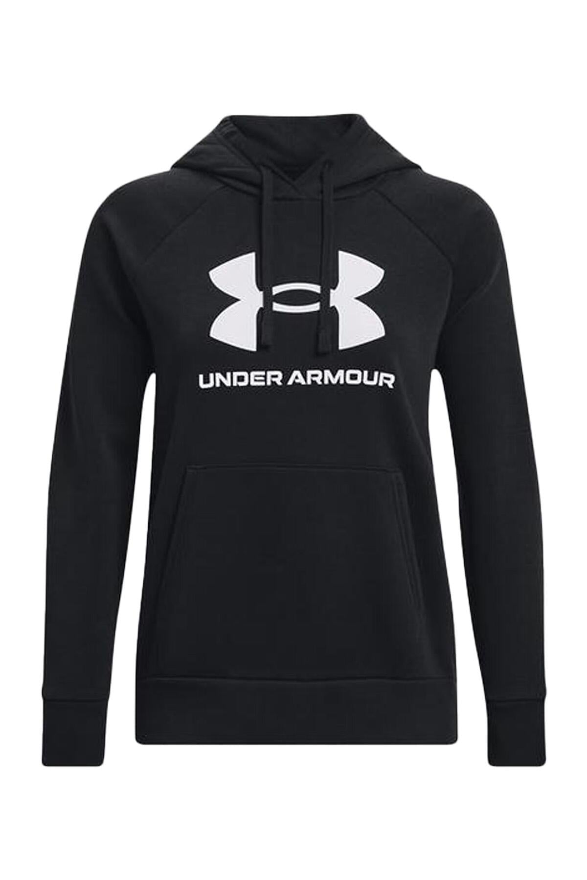 Under Armour Rival Fleece Big Logo Hd Kadın Sweatshirt - Siyah