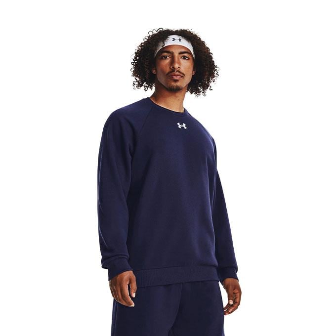 Under Armour Rival Fleece Crew Lacivert Erkek Sweatshirt