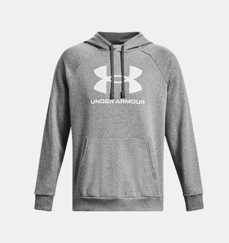 Under Armour Rival Fleece Logo Erkek Sweatshirt - Gri