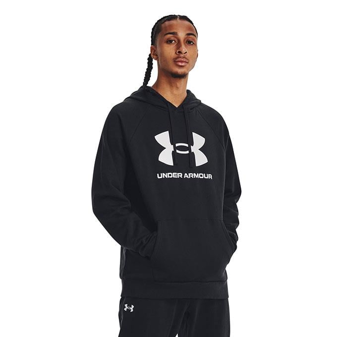 Under Armour Rival Fleece Logo Siyah Erkek Sweatshirt