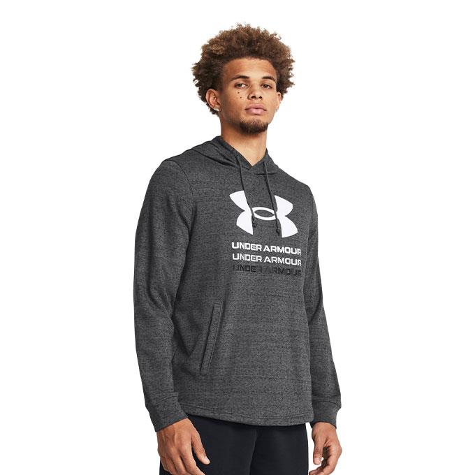 Under Armour Rival Terry Graphic Gri Erkek Sweatshirt