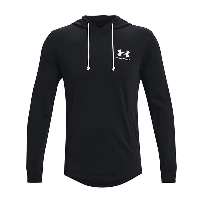 Under Armour Rival Terry LC Hoodie Siyah Erkek Sweatshirt