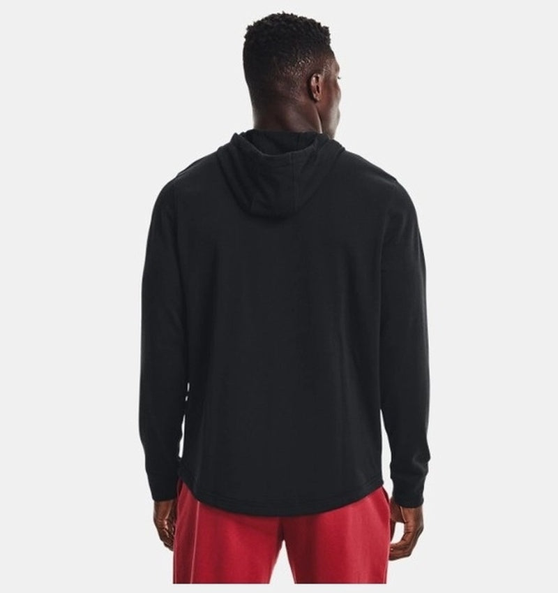 Under Armour Rival Terry LC Hoodie Erkek Sweatshirt - Siyah