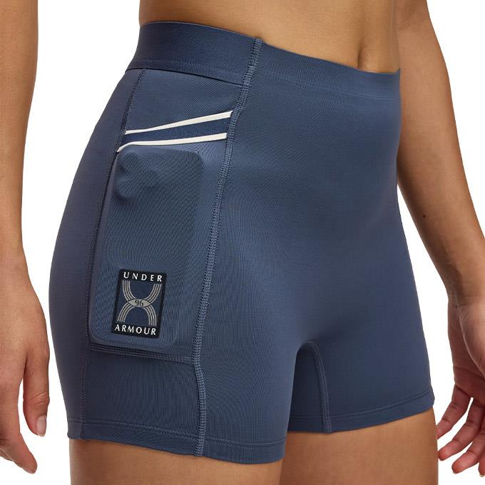 Under Armour Run 96 Short Gri Kadın Tayt
