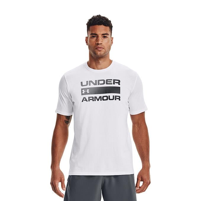 Under Armour Team Issue Wordmark SS Beyaz Erkek T-Shirt