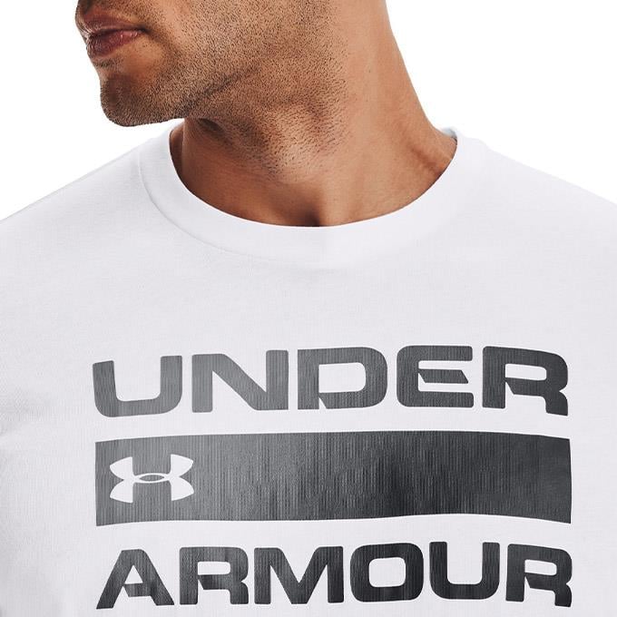 Under Armour Team Issue Wordmark SS Beyaz Erkek T-Shirt
