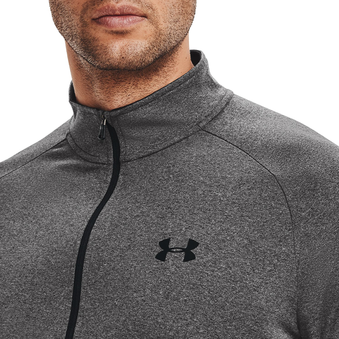 Under Armour Tech 2.0 1/2 Zip Gri Erkek T-Shirt