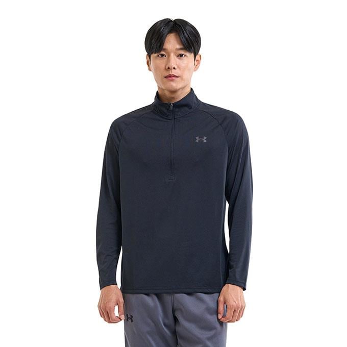 Under Armour Tech 2.0 1/2 Zip Siyah Erkek T-Shirt