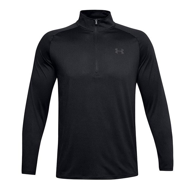 Under Armour Tech 2.0 1/2 Zip Siyah Erkek T-Shirt