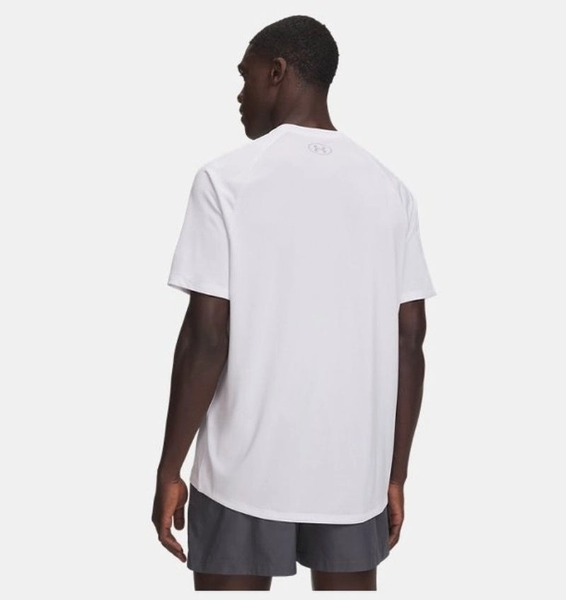 Under Armour Tech 2.0 SS Erkek Tişört - Beyaz