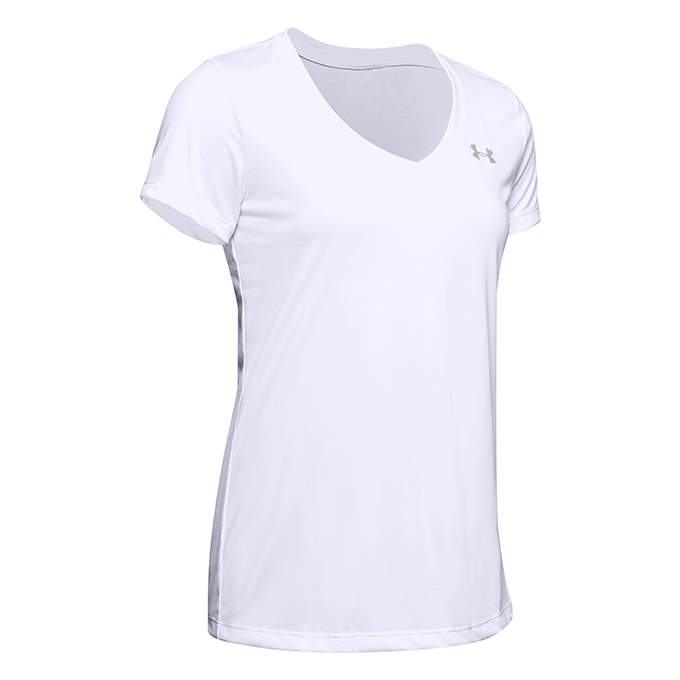 Under Armour Tech SSV Solid Beyaz Kadın T-Shirt