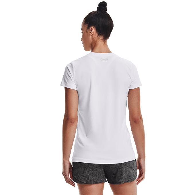 Under Armour Tech SSV Solid Beyaz Kadın T-Shirt