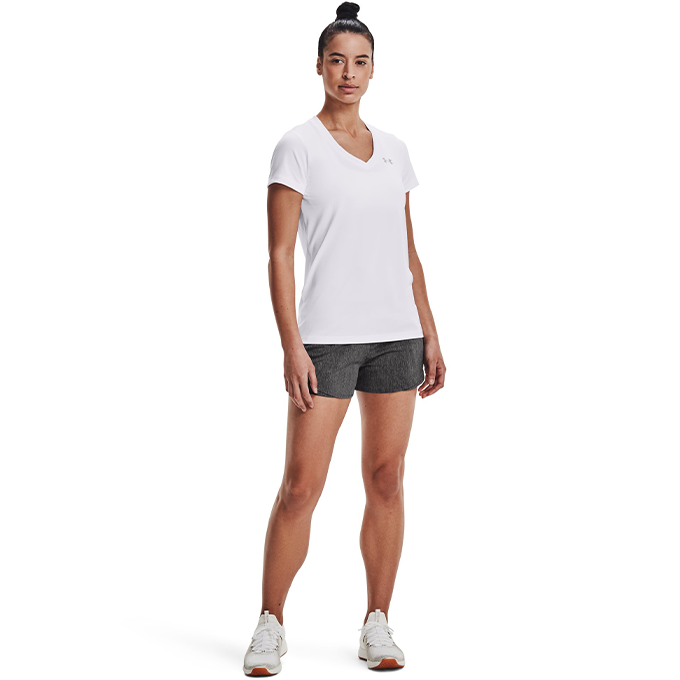 Under Armour Tech SSV Solid Beyaz Kadın T-Shirt