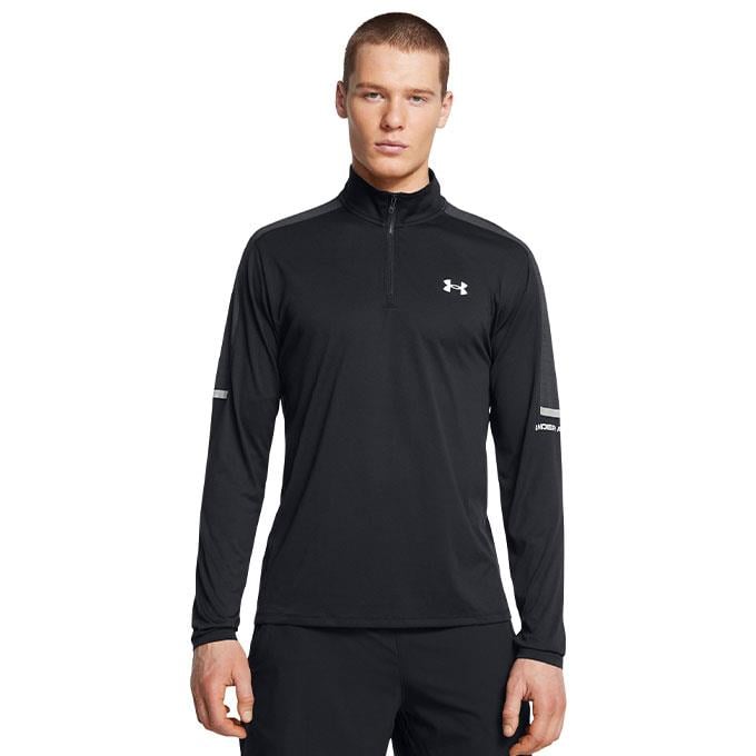 Under Armour Tech Utility 1/4 Zip Siyah Erkek T-Shirt