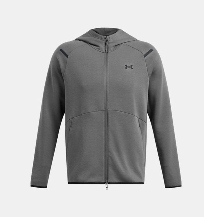 Under Armour Unstoppable FLC Fz Hd Erkek Sweatshirt - Gri