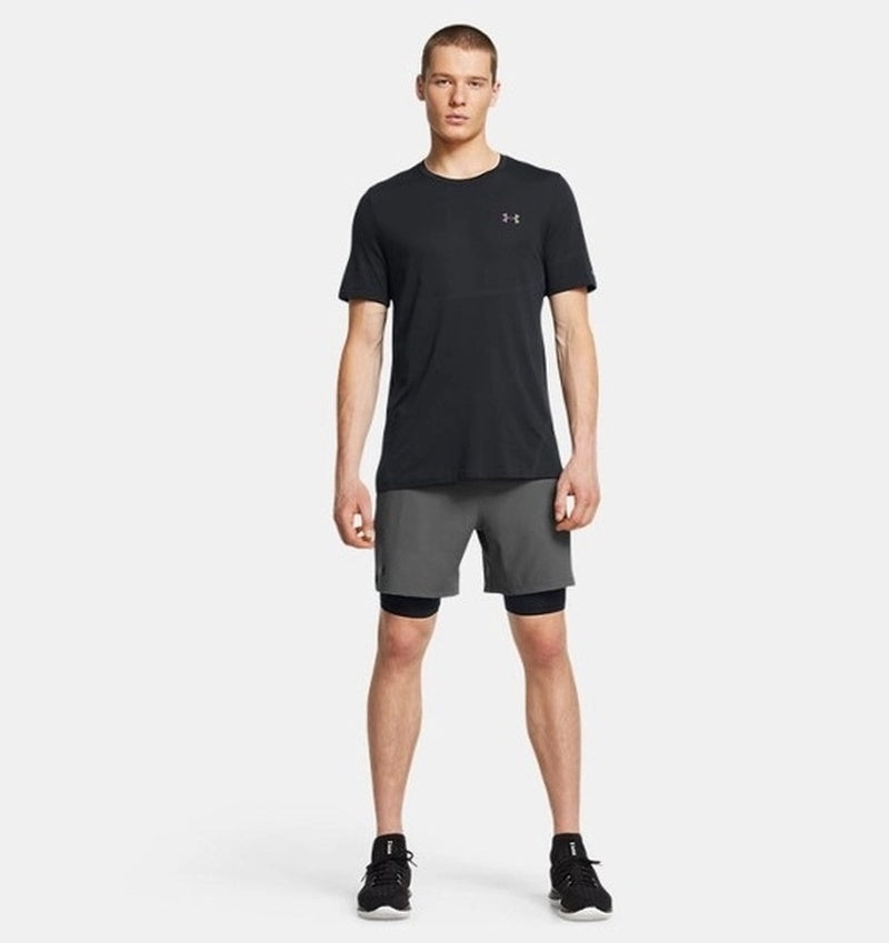 Under Armour Vanish Woven 2 in 1 Erkek Şort - Gri