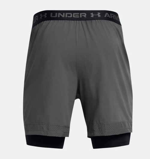 Under Armour Vanish Woven 2 in 1 Erkek Şort - Gri - görsel 6