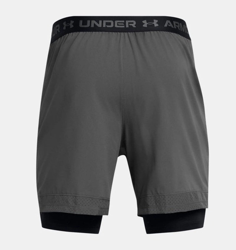 Under Armour Vanish Woven 2 in 1 Erkek Şort - Gri - görsel 6