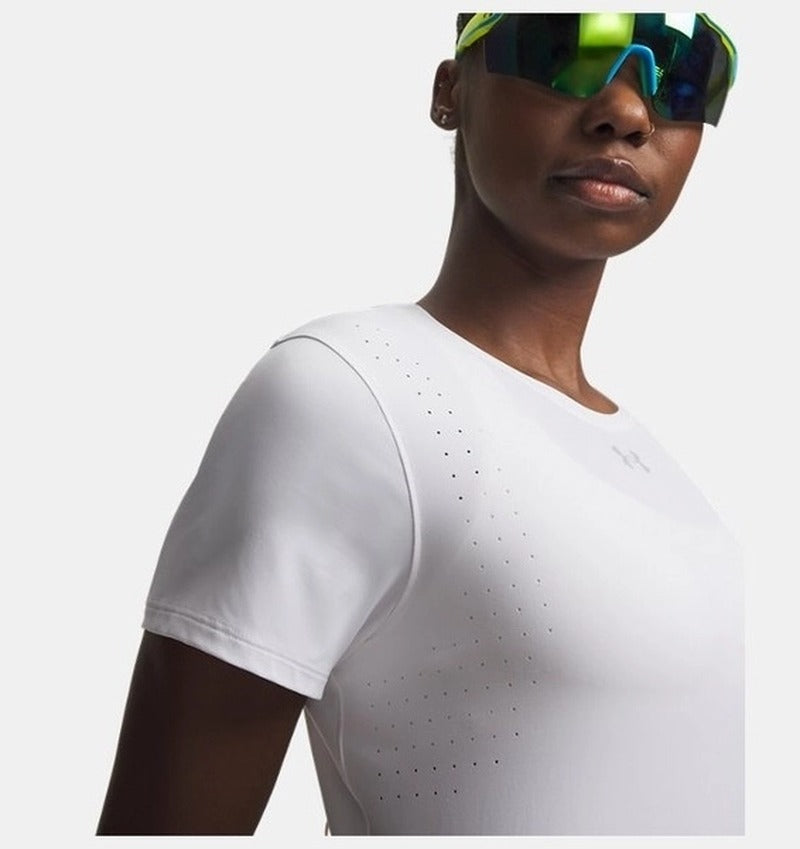 Under Armour  Velociti Pro  Kadın T-Shirt - Beyaz