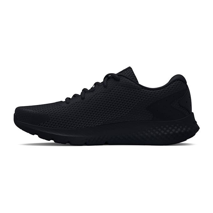 Under Armour W Charged Rogue 3 Kadın Black / Black / Black Koşu - Yürüyüş Ayakkabısı