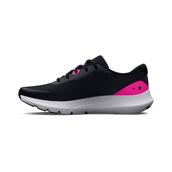 Under Armour W Surge 3 Kadın Black / Black / Rebel Pink Koşu - Yürüyüş Ayakkabısı