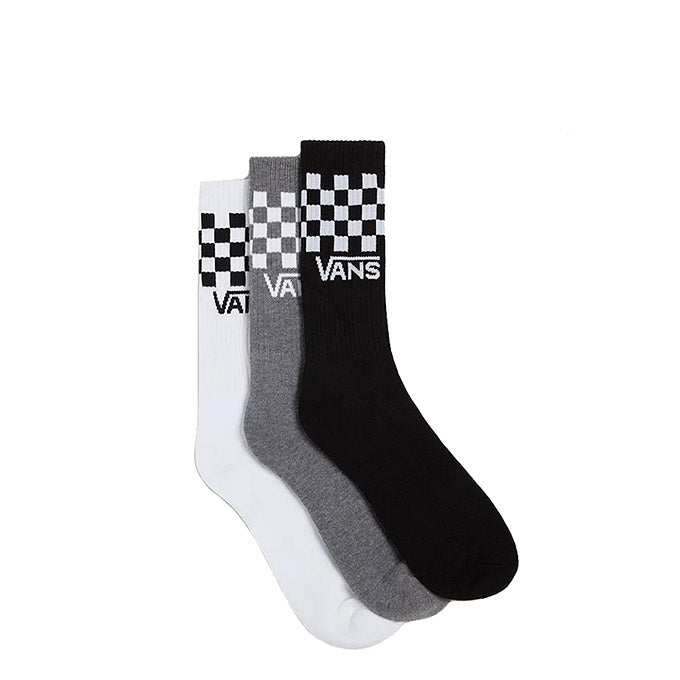 Vans Classic Check Crew Erkek Black/Whıte Çorap