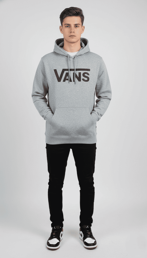Vans Classic Po II Erkek Sweatshirt - Gri