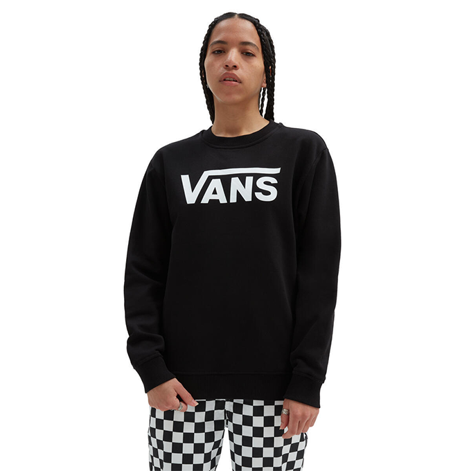 Vans Classic V Bff Crew Kadın Siyah Sweatshirt