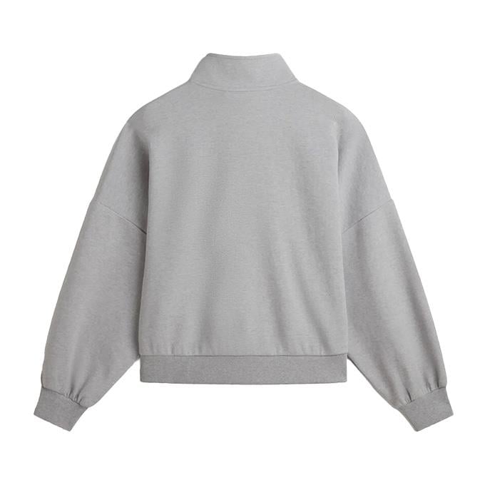 Vans Elevated Double Knıt Loose Mock Neck Kadın Cement Heather Sweatshirt