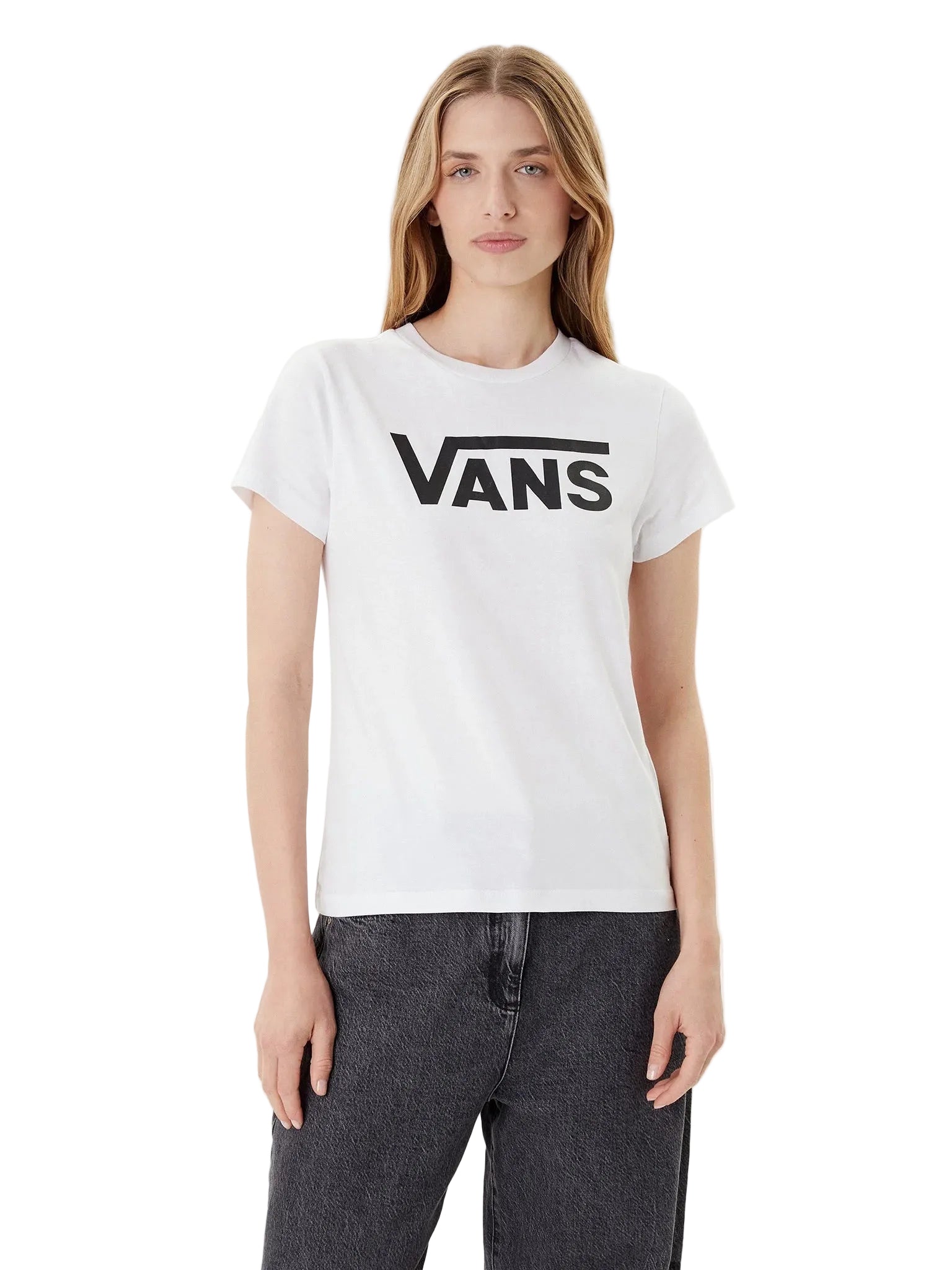 Vans Flying V Crew Kadın T-Shirt - Beyaz
