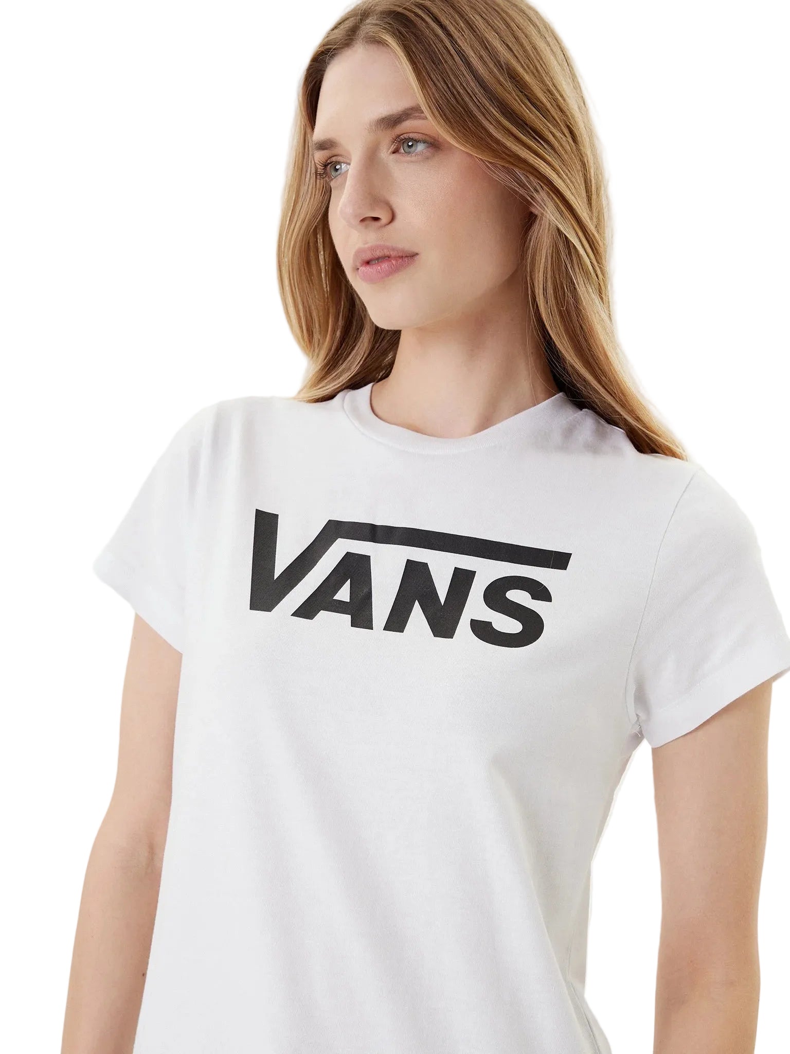Vans Flying V Crew Kadın T-Shirt - Beyaz