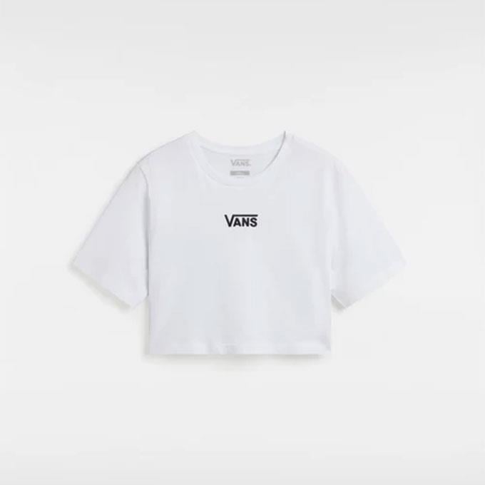 Vans Flying V Crew Crop Iı Kadın Whıte T-Shirt