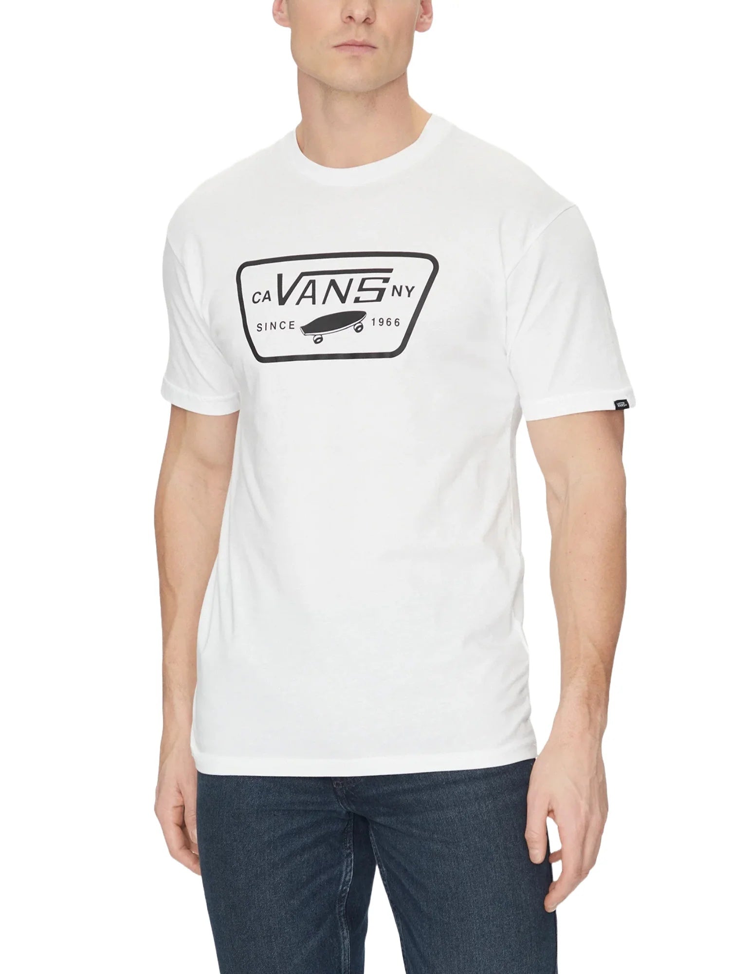 Vans Full Patch Erkek T-Shirt - Beyaz