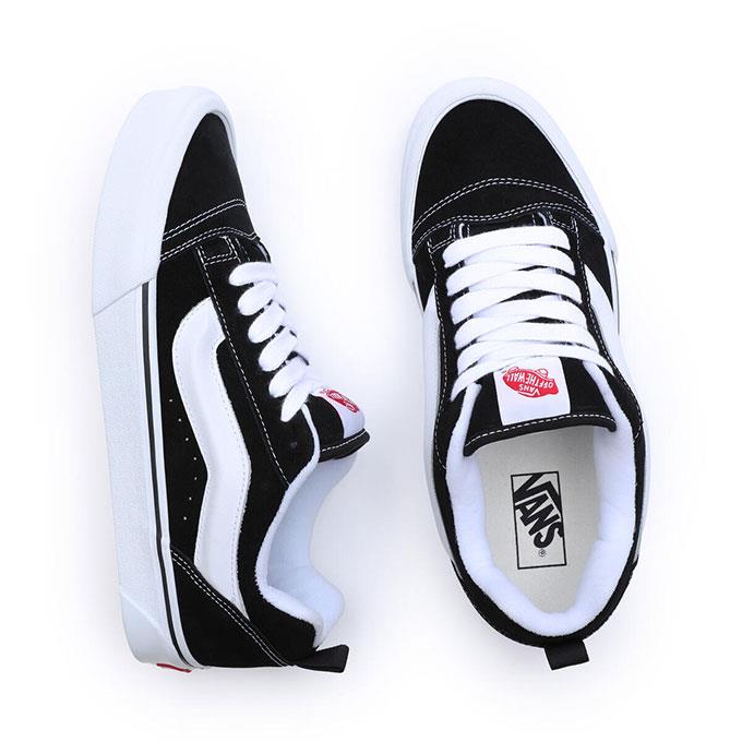 Vans Knu Skool Unisex Black/True White Sneaker
