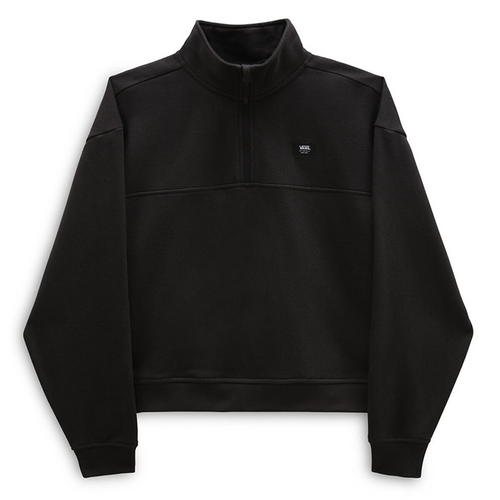 Vans Leighton Mock Neck Fleece Kadın Sweatshirt - Siyah