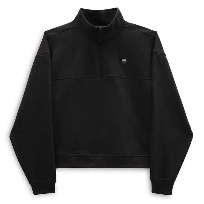 Vans Leighton Mock Neck Fleece Kadın Sweat - Siyah
