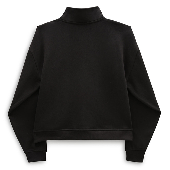 Vans Leighton Mock Neck Fleece Kadın Siyah Sweatshirt