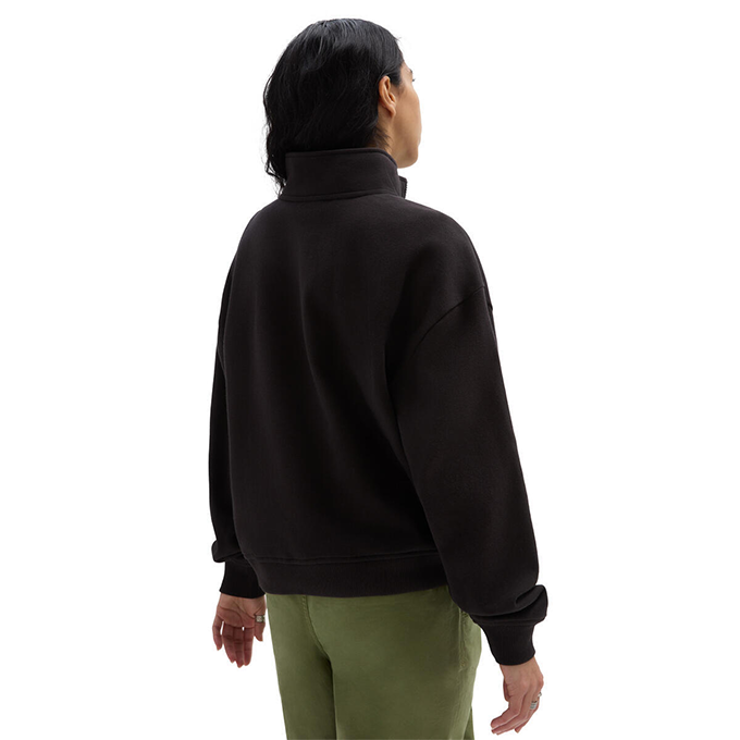 Vans Leighton Mock Neck Fleece Kadın Sweat - Siyah - görsel 4