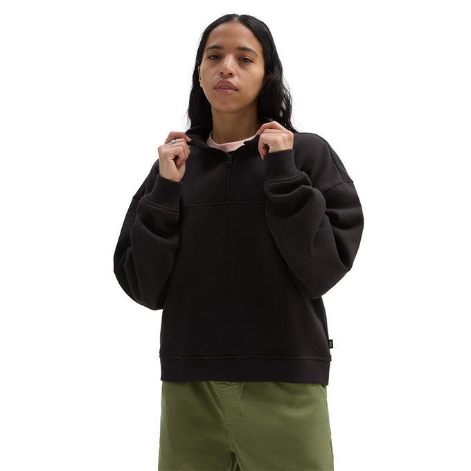 Vans Leighton Mock Neck Fleece Kadın Sweat - Siyah - görsel 2
