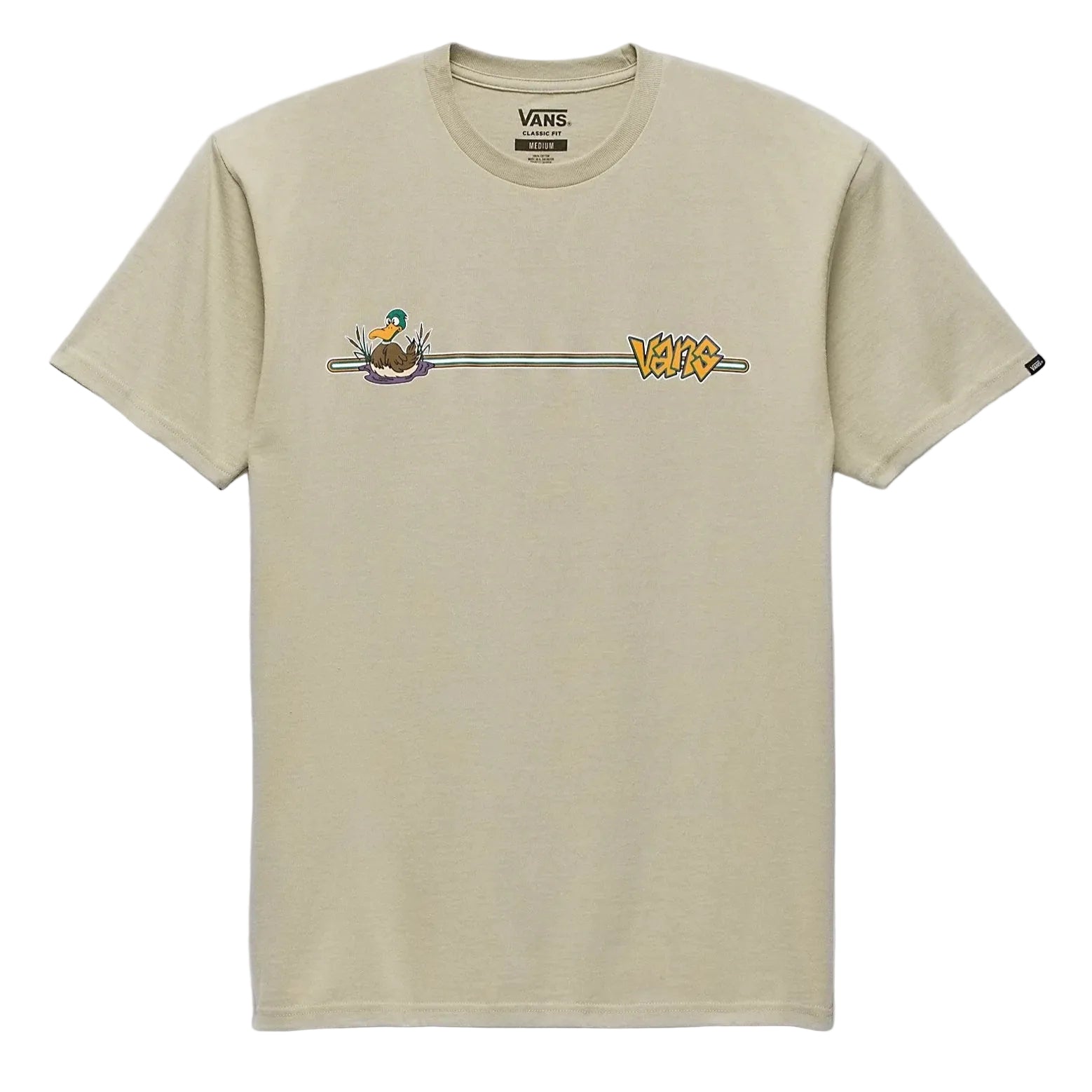Vans Mallard SS Erkek T-Shirt - Bej