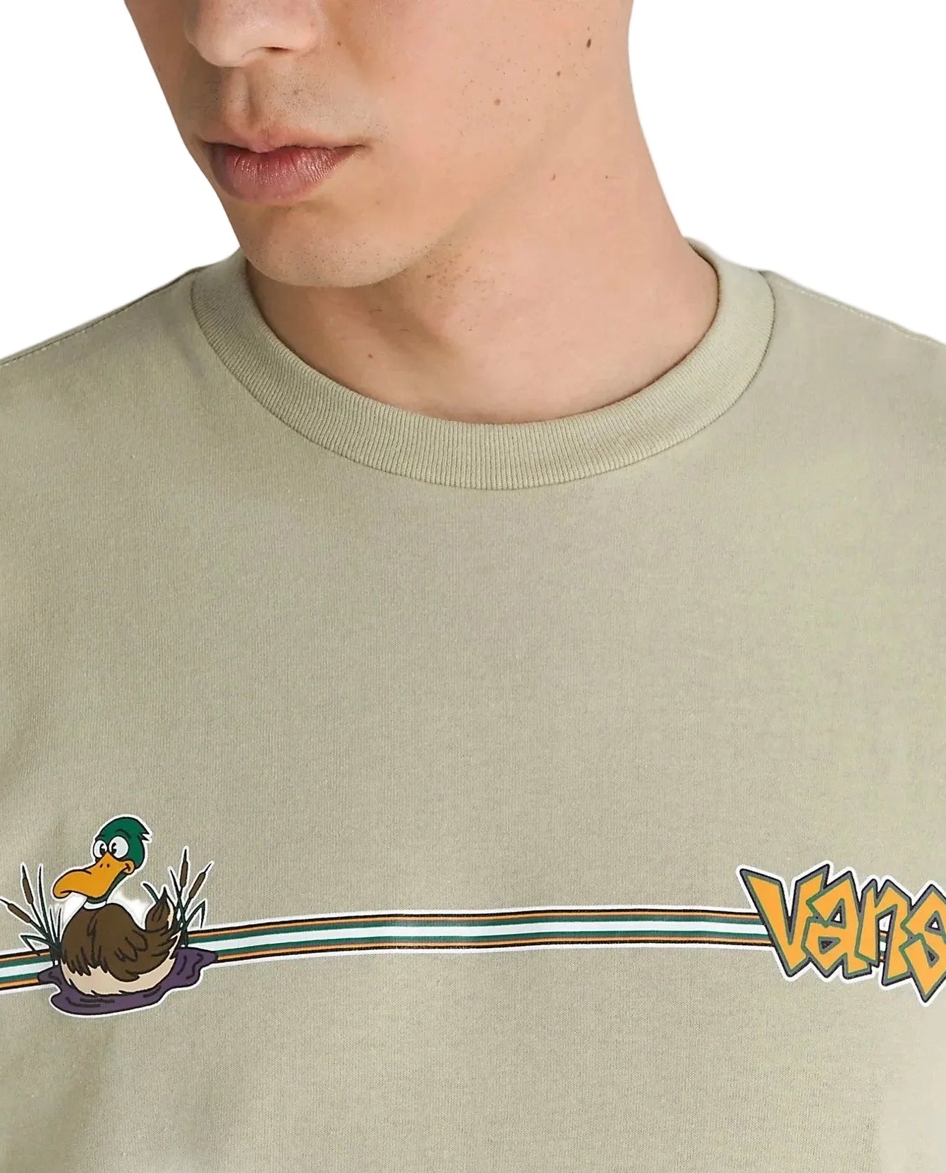 Vans Mallard SS Erkek T-Shirt - Bej