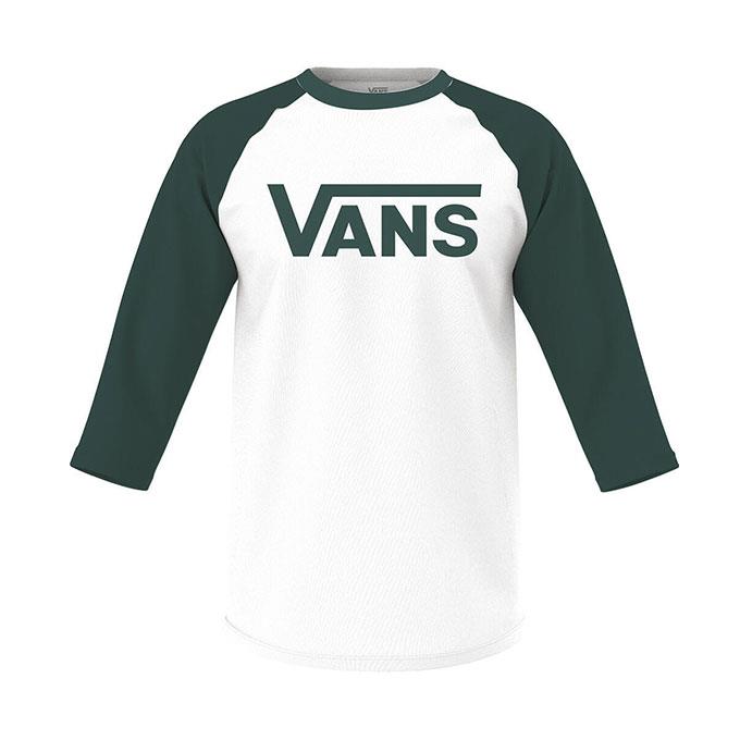 Vans Mn Classıc Raglan Erkek Whıte/Bıstro Green T-Shirt