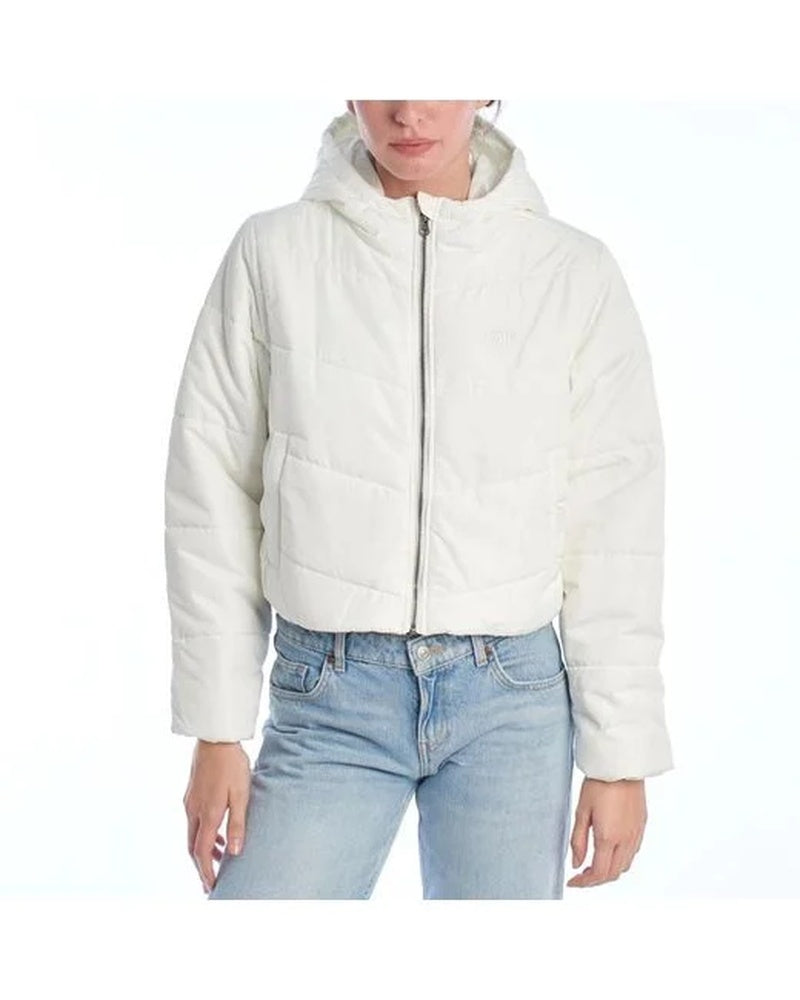 Vans MTE Foundry Crop Puff Hood Kadın Mont - Beyaz