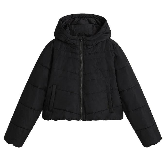 Vans MTE Foundry Crop Puff Hood Siyah Kadın Mont