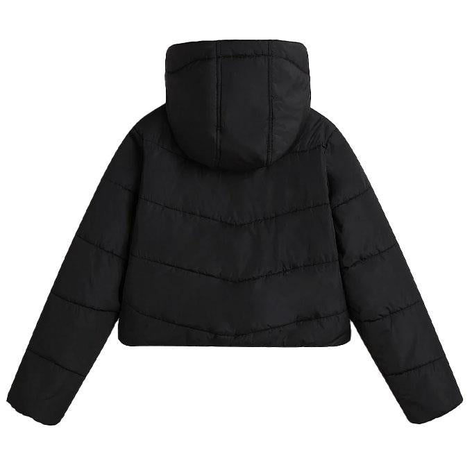Vans MTE Foundry Crop Puff Hood Siyah Kadın Mont